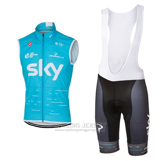 2017 Wind Vest Sky Sky Bluee